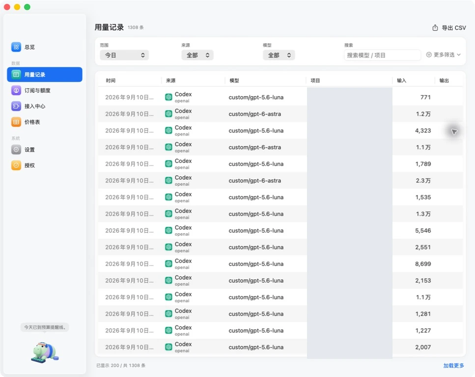 用量记录实拍,项目名已遮挡